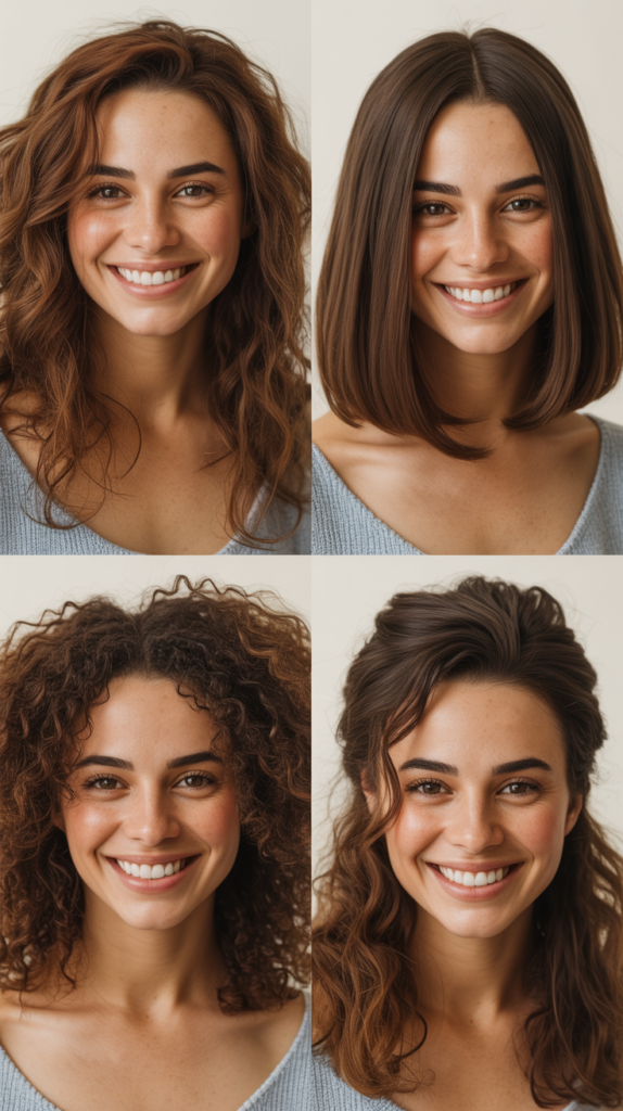 Dimensional Brown Hair Color