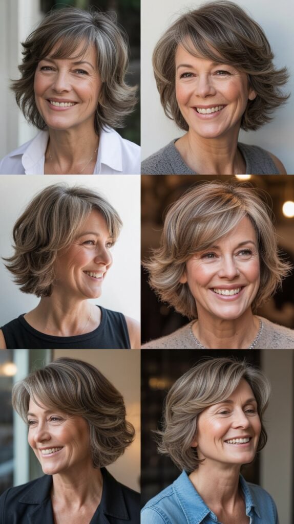 Choppy Lob with Textured Ends