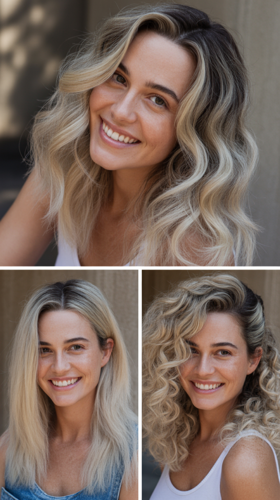 Rooted Platinum Blonde