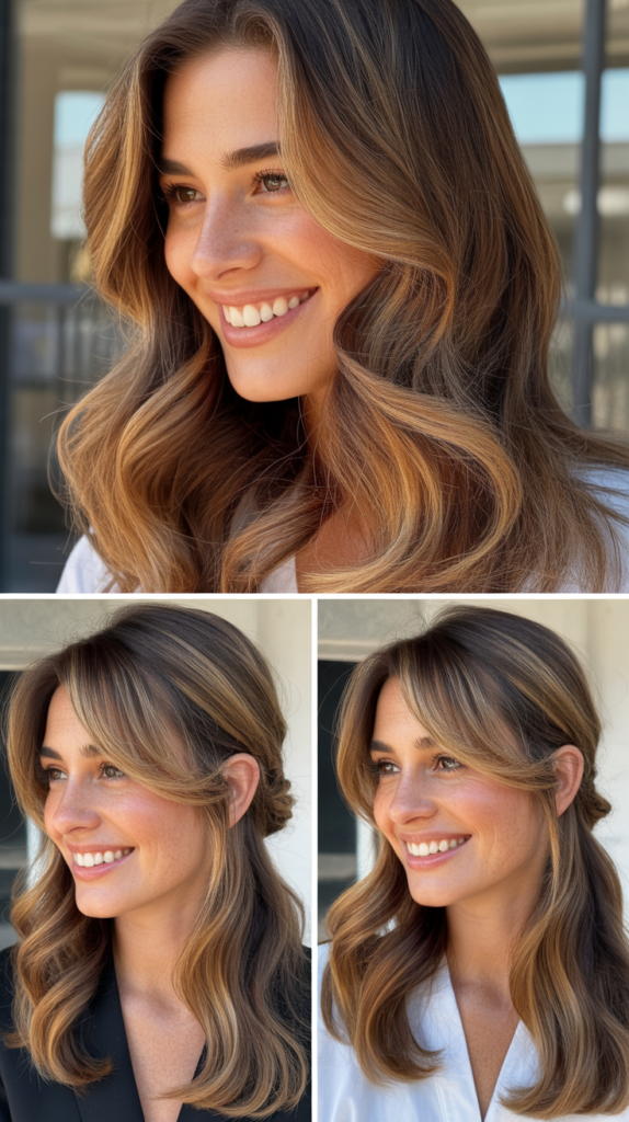 Caramel Highlights for Different Skin Tones