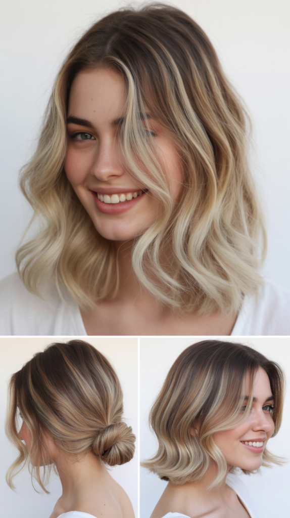 Linen Blonde Root Fade