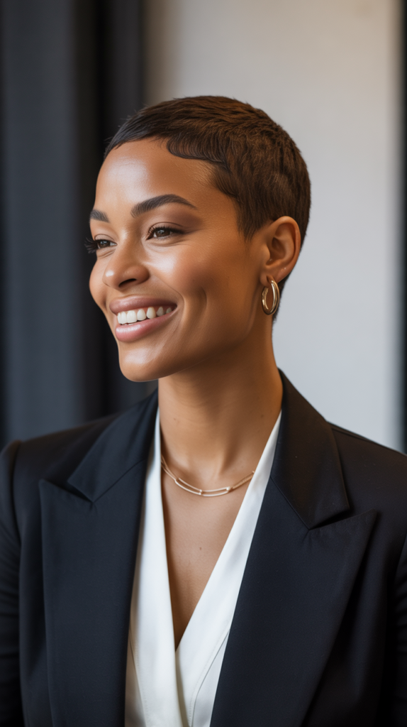 21 Iconic Pixie Cut Outfits Black Women Always Slay In Iconic Pixie Cut Outfits Black Women Always Slay In