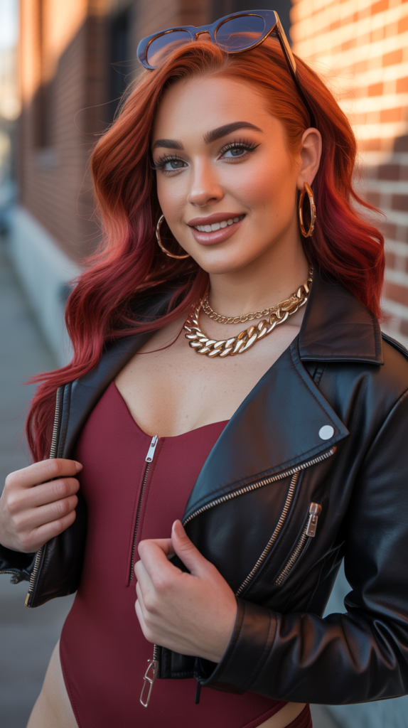 Baddie Outfit Ideas for Women With Red Hair