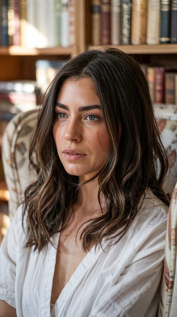 Dark Ash Brown With Smoky Highlights