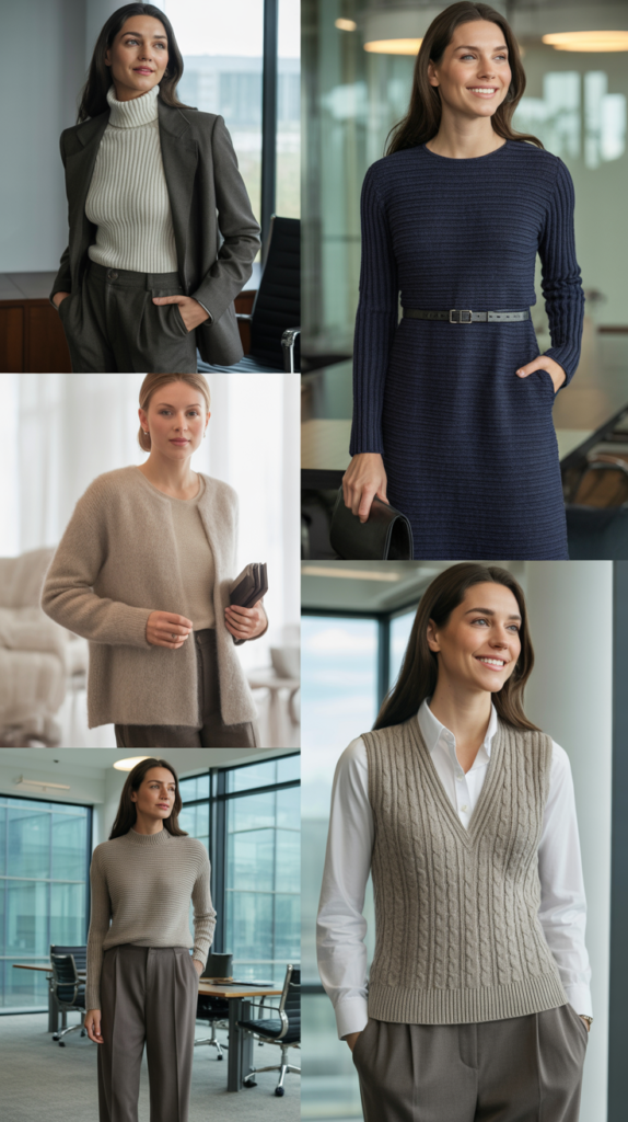 Elevated Knitwear Ensembles