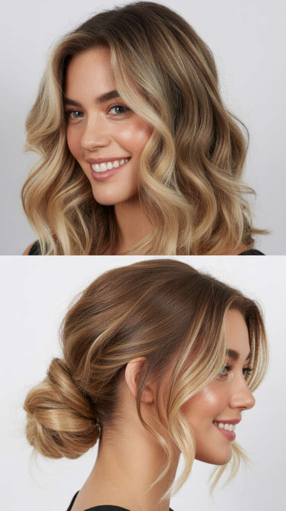 Toffee Blonde Rooted Balayage