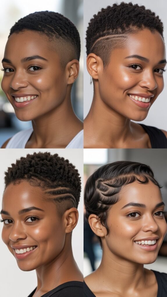  Buzz Cut With Defined Edges