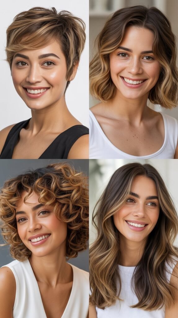  Highlights for Different Hair Lengths