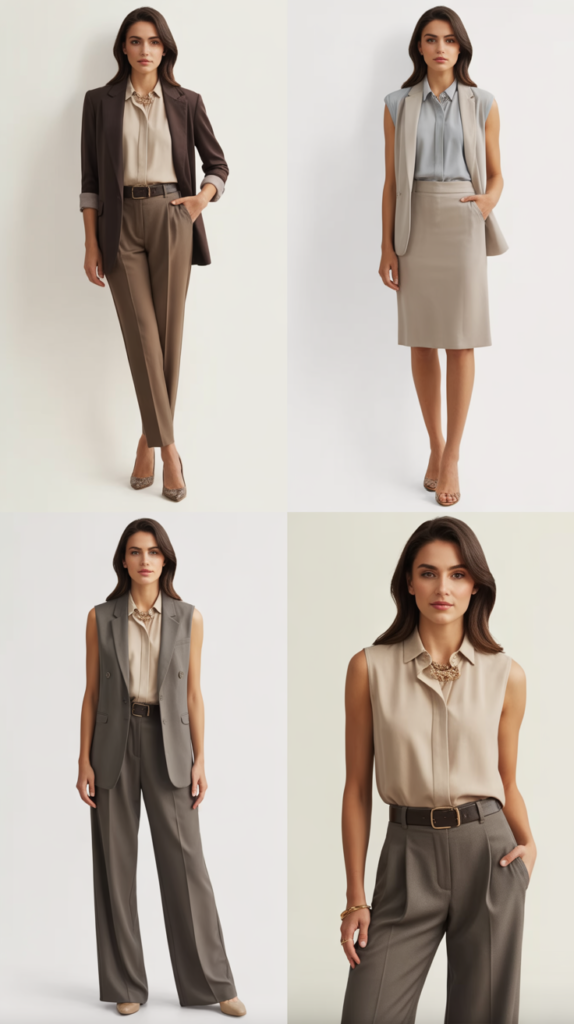 The Sleeveless Blouse Layering