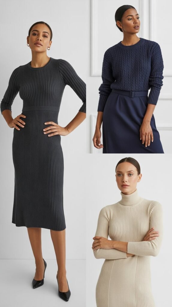The Knit Dress Professional Look