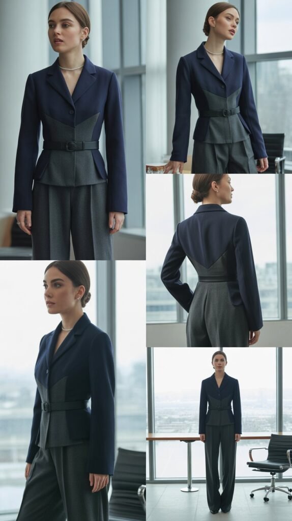 Turtleneck Bodysuit and High-Waisted Pants