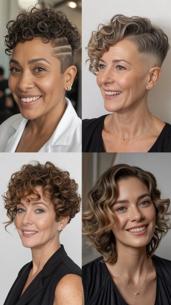  Precision Curly Undercut