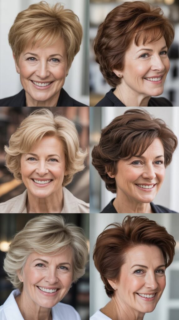  Tapered Nape with Volume on Top