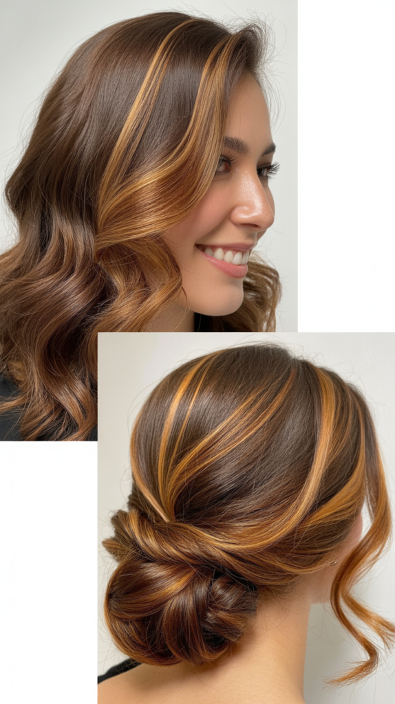 Foil Caramel Highlights