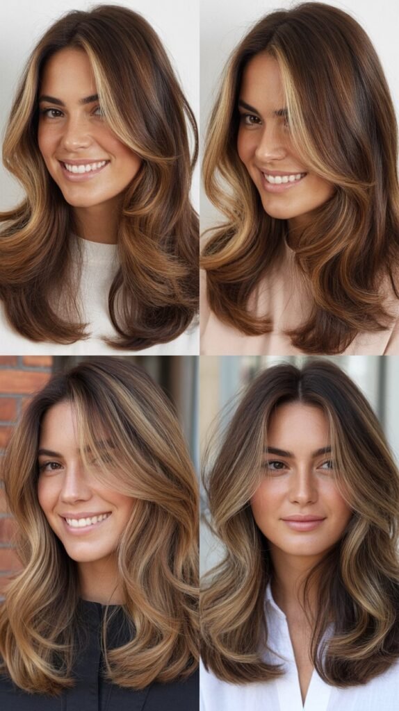  Highlights for Brown Hair with Layers