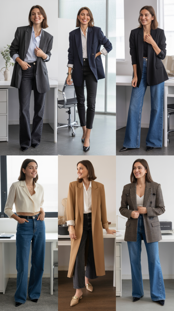  Blazer and Denim Combinations