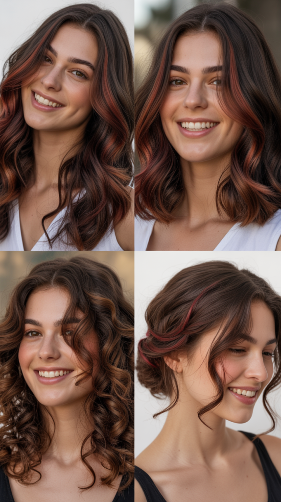  Chocolate Cherry Brown Highlights