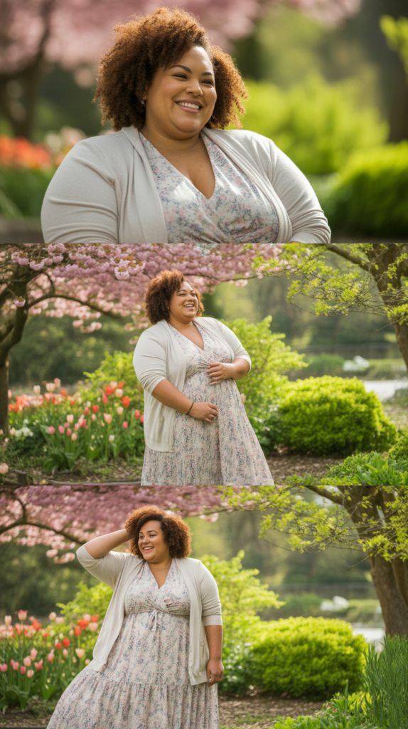 Flowing Floral Maxi Dress with Cardigan Layer