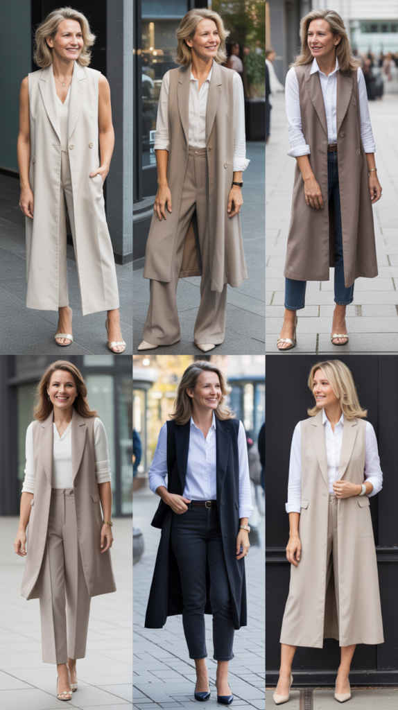 Longline Vest Over Basics