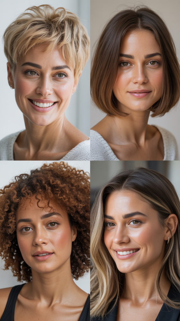 Blonde Pixie with Volume