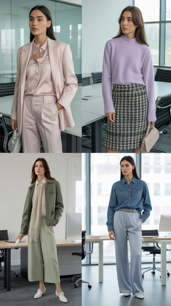 Monochromatic Outfit in Spring Hues