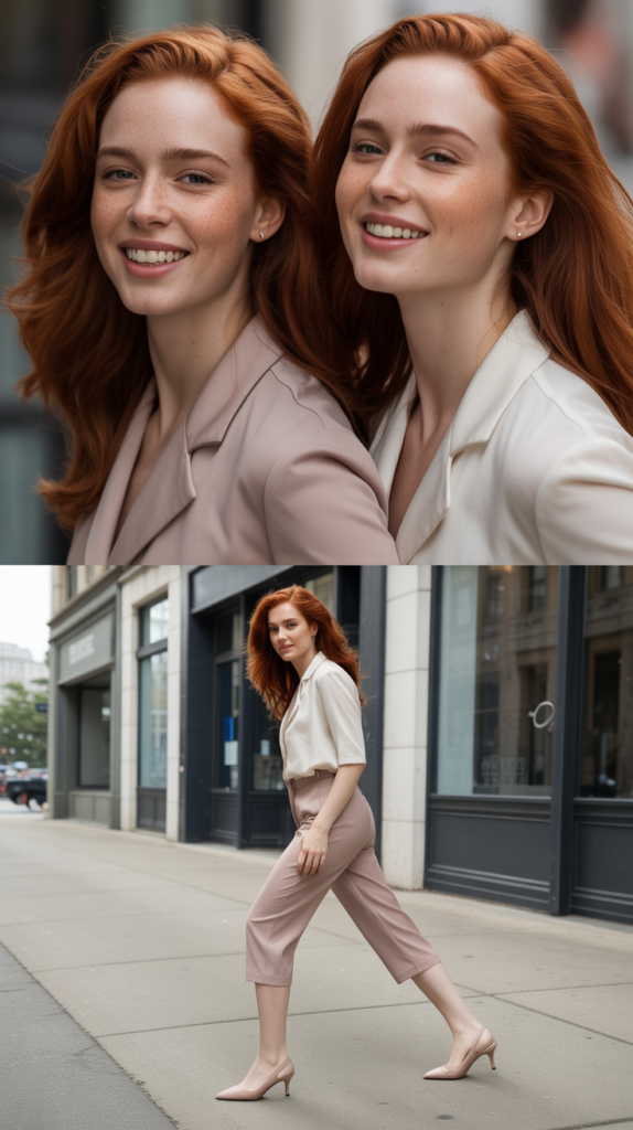  Capri Pants with Kitten Heels