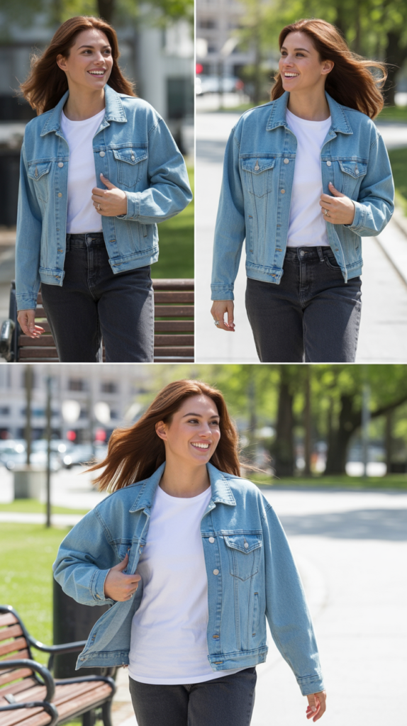 Denim on Denim with Contrasting Wash