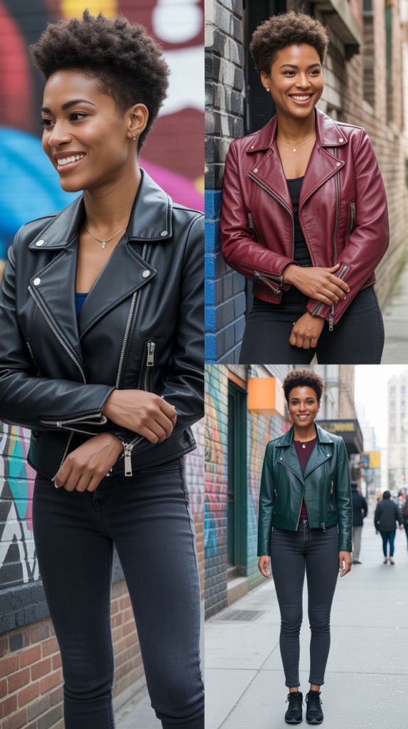 Leather Jackets With Skinny Jeans