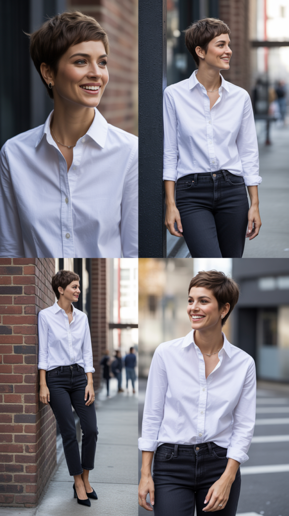 The Classic White Shirt and Jeans Combo