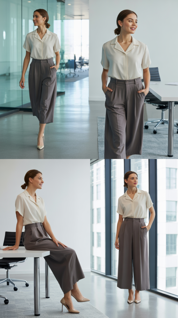 Culottes with Fitted Top