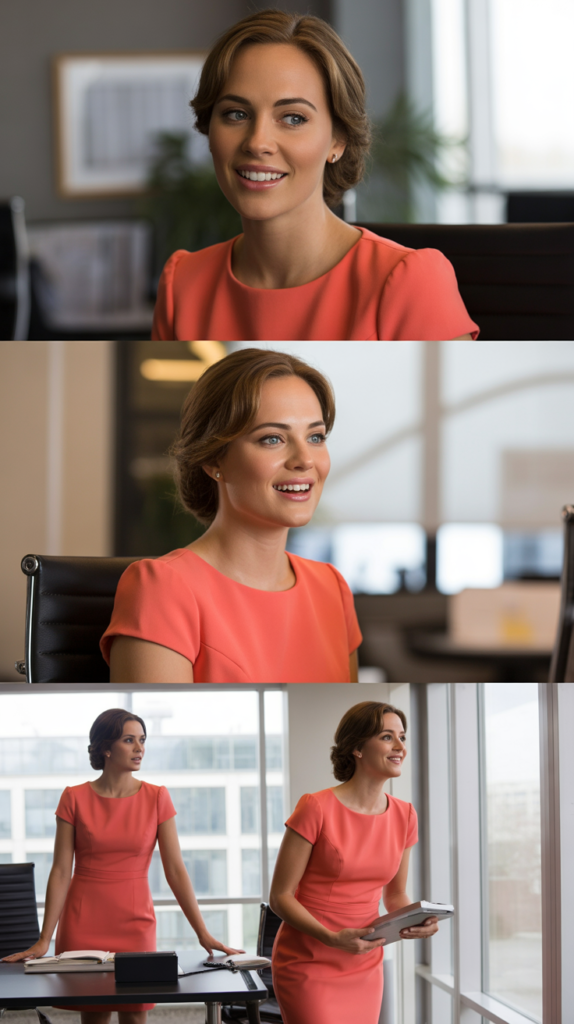 Coral Dress for Business Casual