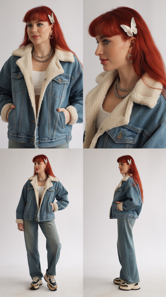  Shearling-Lined Denim Jacket