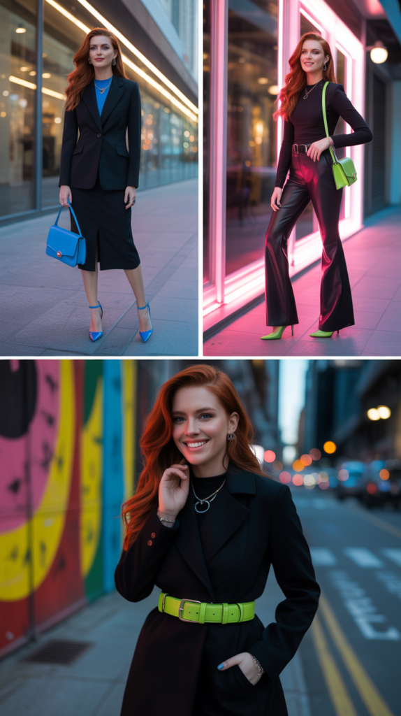  Neon Accents With Black Base