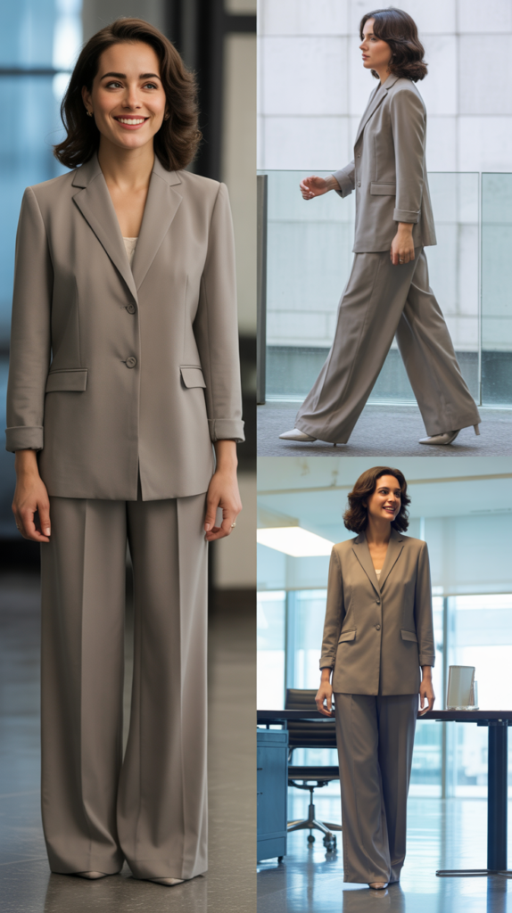 The Palazzo Pants with Fitted Blazer