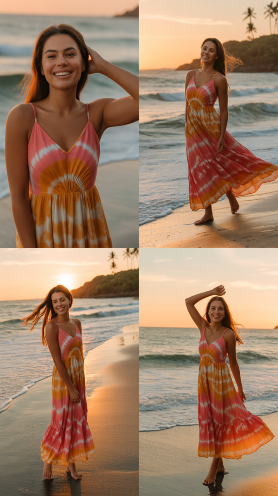 Tie-Dye Maxi Dress