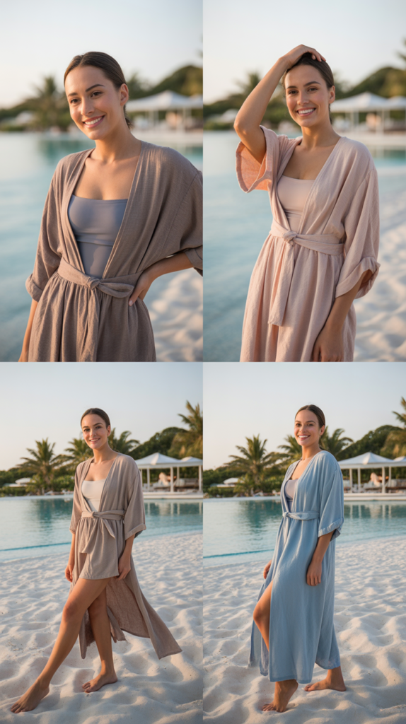 Belted Coverup Dress