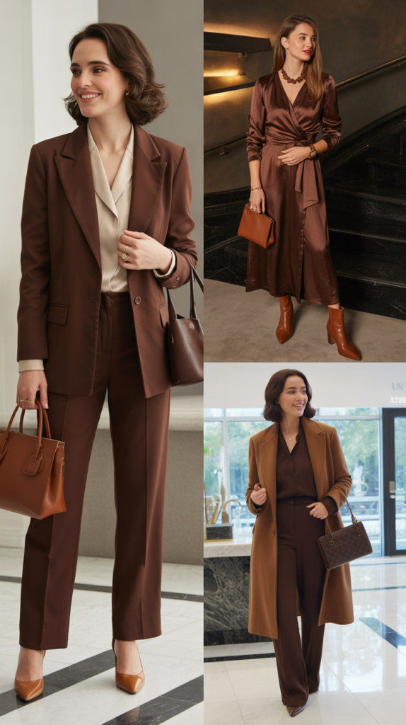  Chocolate Brown Monochromatic Look