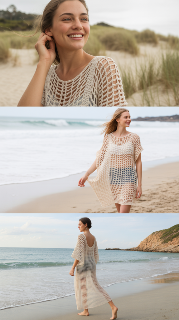 Crochet Beach Cover-Up Dress