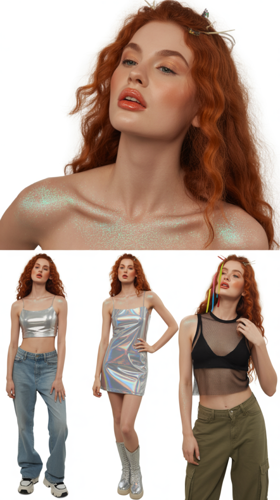 Tinted Lip Gloss and Body Glitter