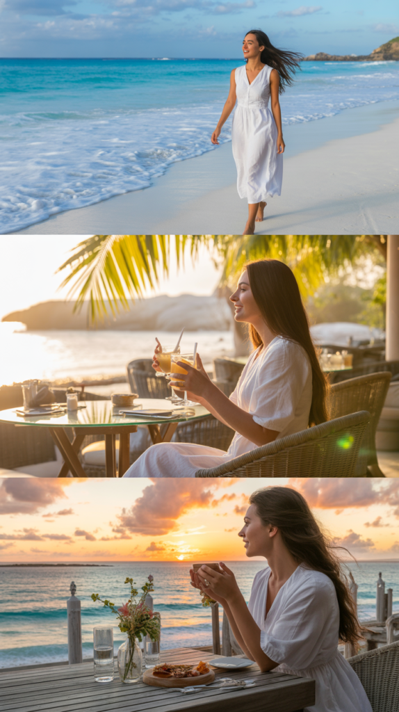 Classic White Linen Dress