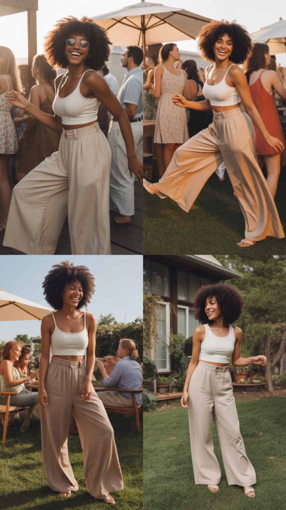  Wide-Leg Pants In Flowy Fabrics