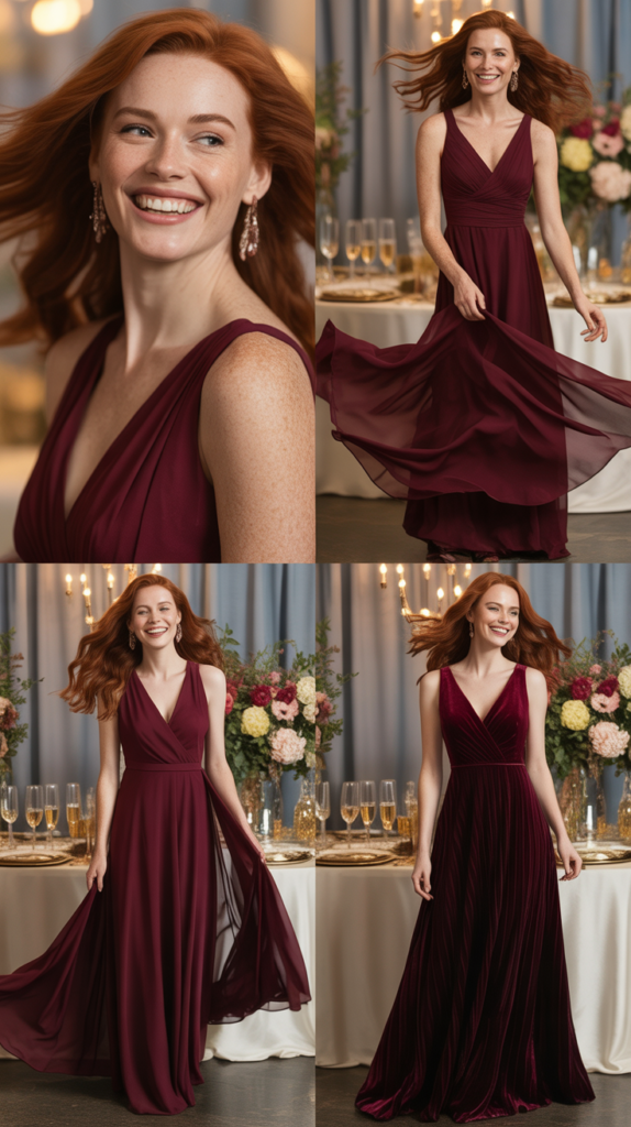Burgundy Maxi Dress