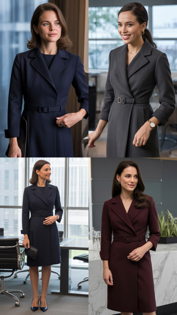 Structured Coat Dress