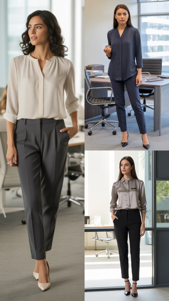 Tunic Top with Slim Pants