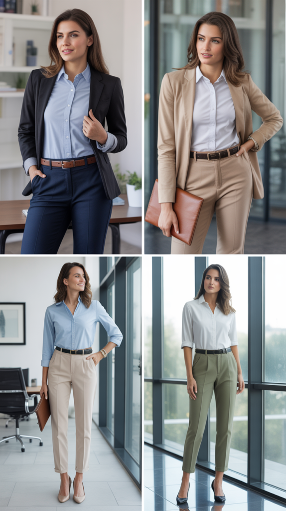 Button-Down Shirt with Chinos