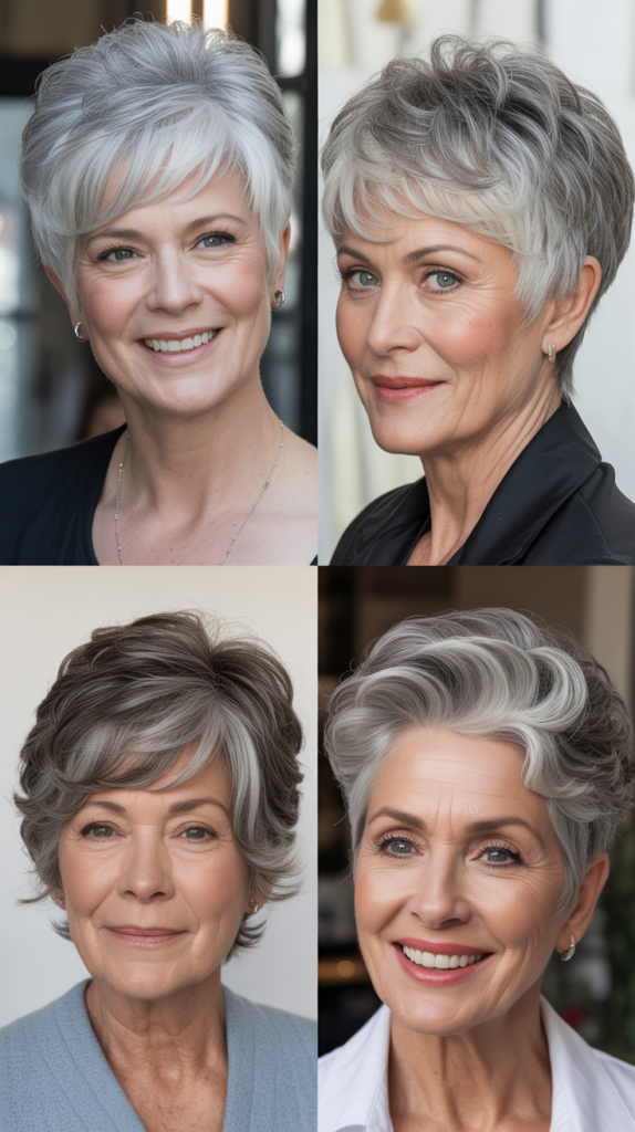 Voluminous Crown Pixie