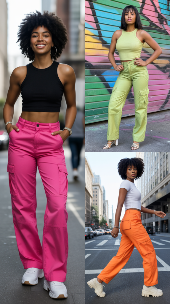Colorful Cargo Pants