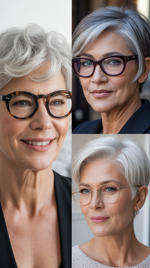 Gray Hair Considerations for Short Cuts