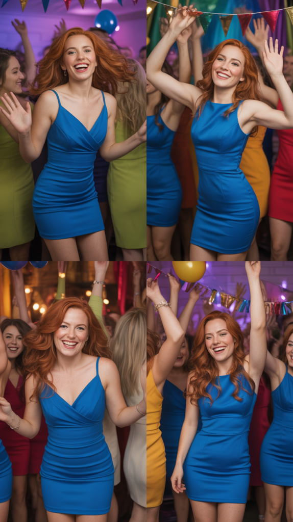 Cobalt Blue Mini Dress