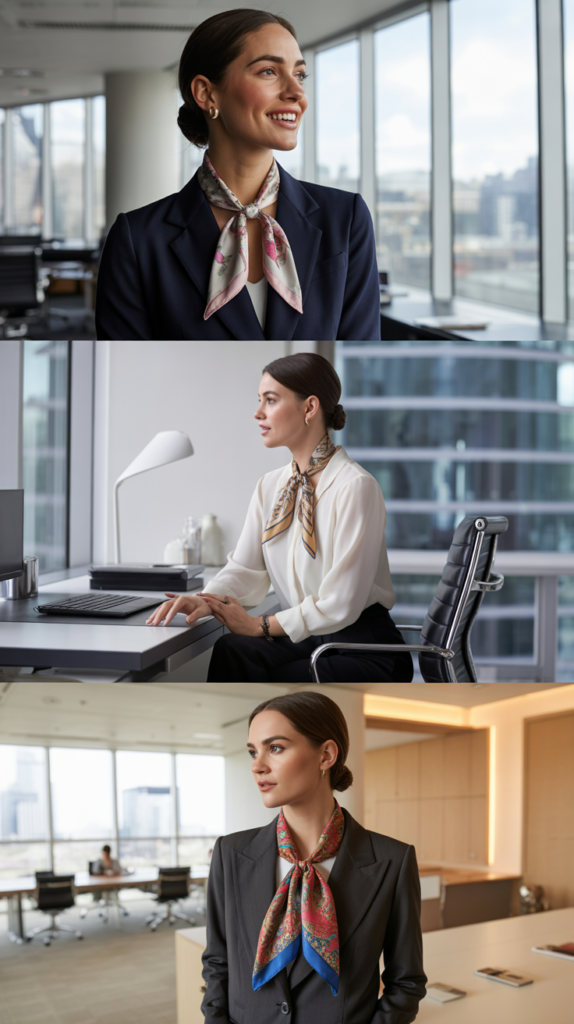 Suede Skirt with Simple Sweater